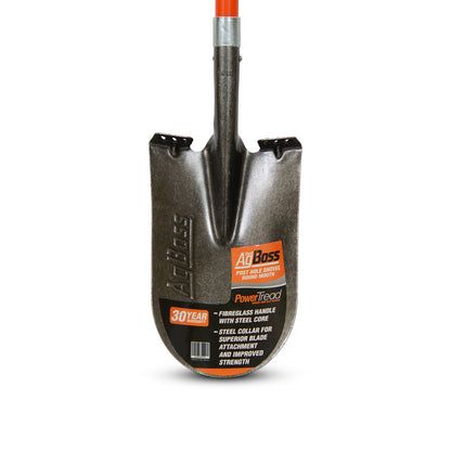 Post Hole Shovel Round - Long Fibreglass Handle