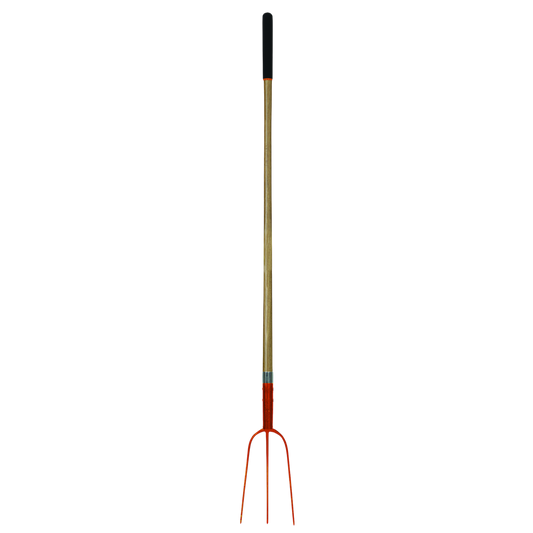 Hay Fork - 3 Prong - Wooden Handle