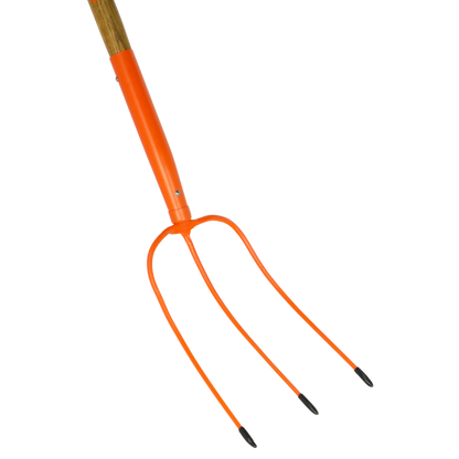 Hay Fork - 3 Prong - Wooden Handle