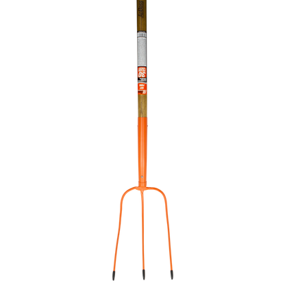 Hay Fork - 3 Prong - Wooden Handle