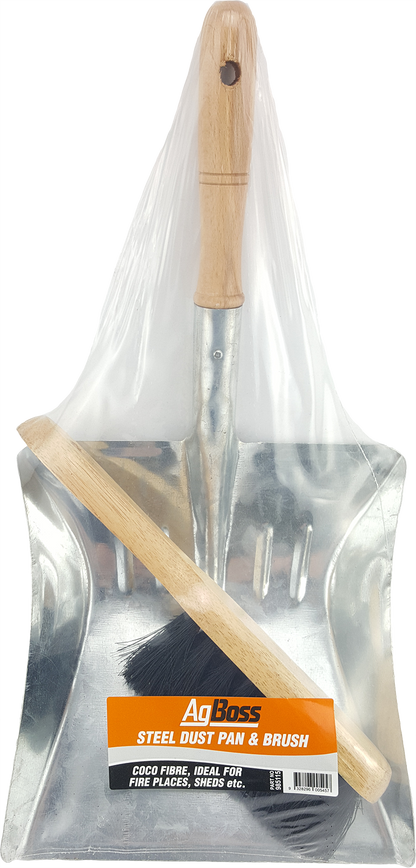 Steel Dustpan & Brush