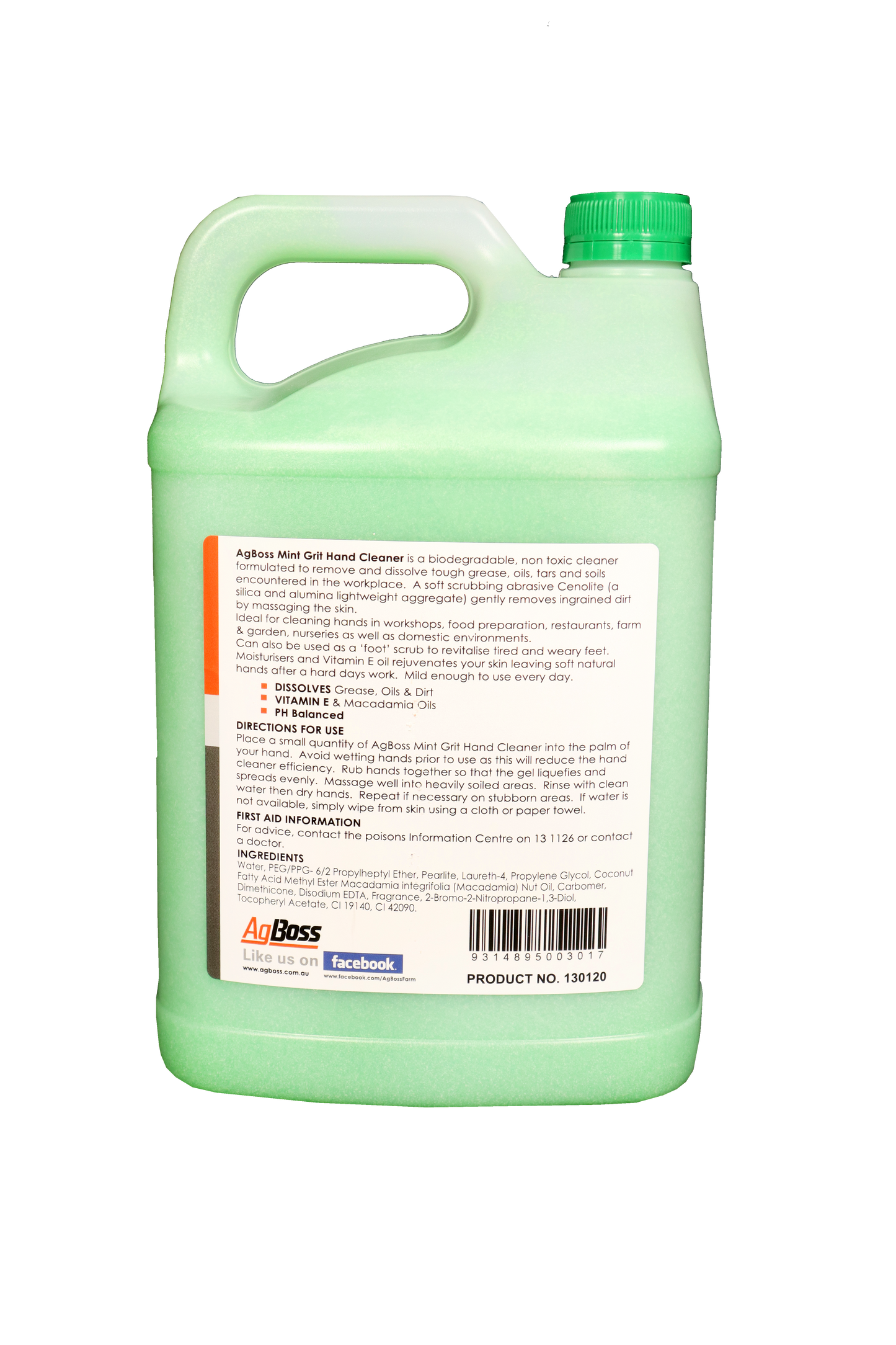 Mint Grit Hand Cleaner 5 litre