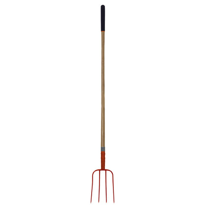 Manure Fork - 4 Prong - Wooden Handle
